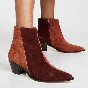 Ulla Johnson Patchwork Suede Lola Bootie